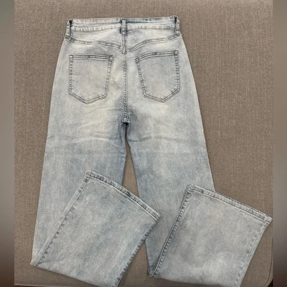 Cavalier Class Women's Light Blue Straight Leg Jeans - Picture 4 of 4